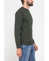 FELPA GIROCOLLO TINTA UNITA CON INTERNO FELPATO