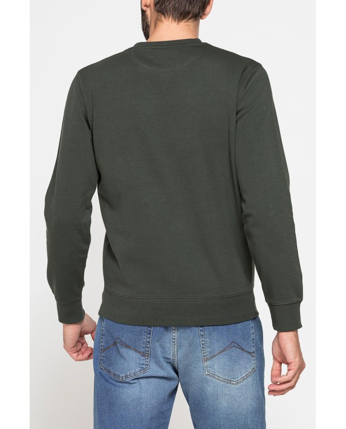 FELPA GIROCOLLO TINTA UNITA CON INTERNO FELPATO