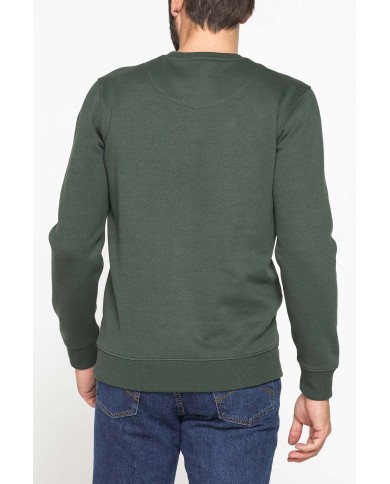 FELPA GIROCOLLO TINTA UNITA CON INTERNO FELPATO