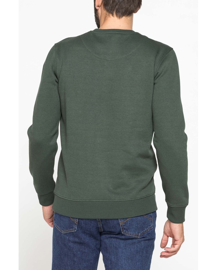 FELPA GIROCOLLO TINTA UNITA CON INTERNO FELPATO