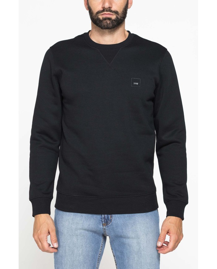 FELPA GIROCOLLO TINTA UNITA CON INTERNO FELPATO