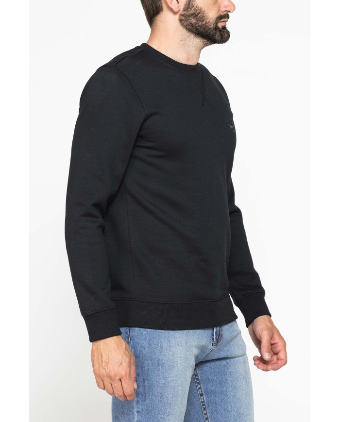 FELPA GIROCOLLO TINTA UNITA CON INTERNO FELPATO