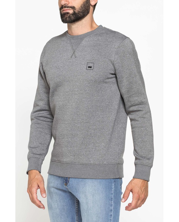 FELPA GIROCOLLO TINTA UNITA CON INTERNO FELPATO