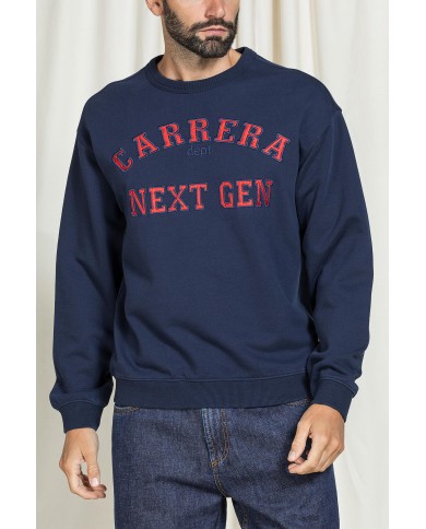 FELPA GIROCOLLO BOXY FIT CARRERA REPLICA