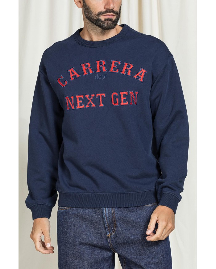 FELPA GIROCOLLO BOXY FIT CARRERA REPLICA