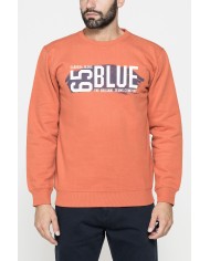 GIROCOLLO  MANICA LUNGA DI FELPA IN MISTO COTONE FELPATA