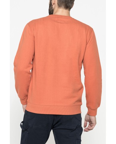 GIROCOLLO  MANICA LUNGA DI FELPA IN MISTO COTONE FELPATA