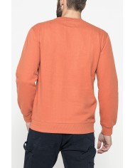 GIROCOLLO  MANICA LUNGA DI FELPA IN MISTO COTONE FELPATA