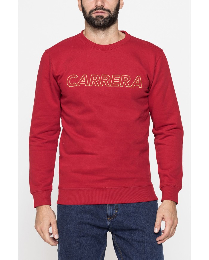 GIROCOLLO  MANICA LUNGA DI FELPA IN MISTO COTONE FELPATA