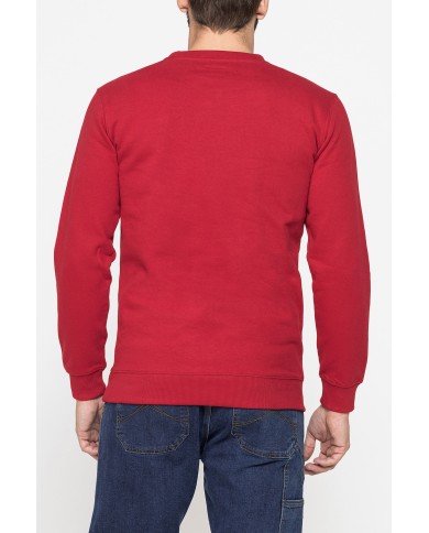 GIROCOLLO  MANICA LUNGA DI FELPA IN MISTO COTONE FELPATA