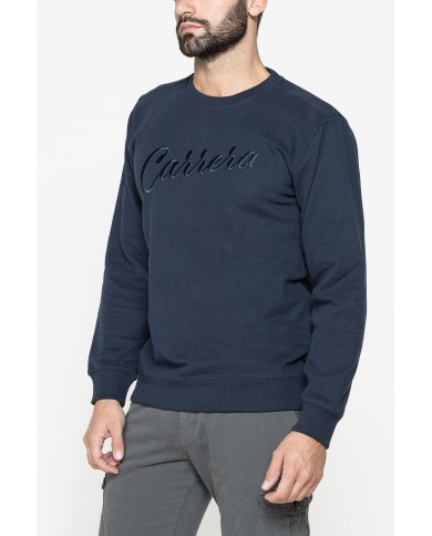 GIROCOLLO  MANICA LUNGA DI FELPA IN MISTO COTONE FELPATA