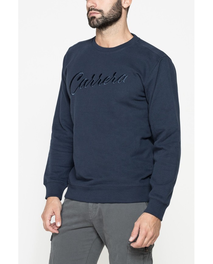 GIROCOLLO  MANICA LUNGA DI FELPA IN MISTO COTONE FELPATA