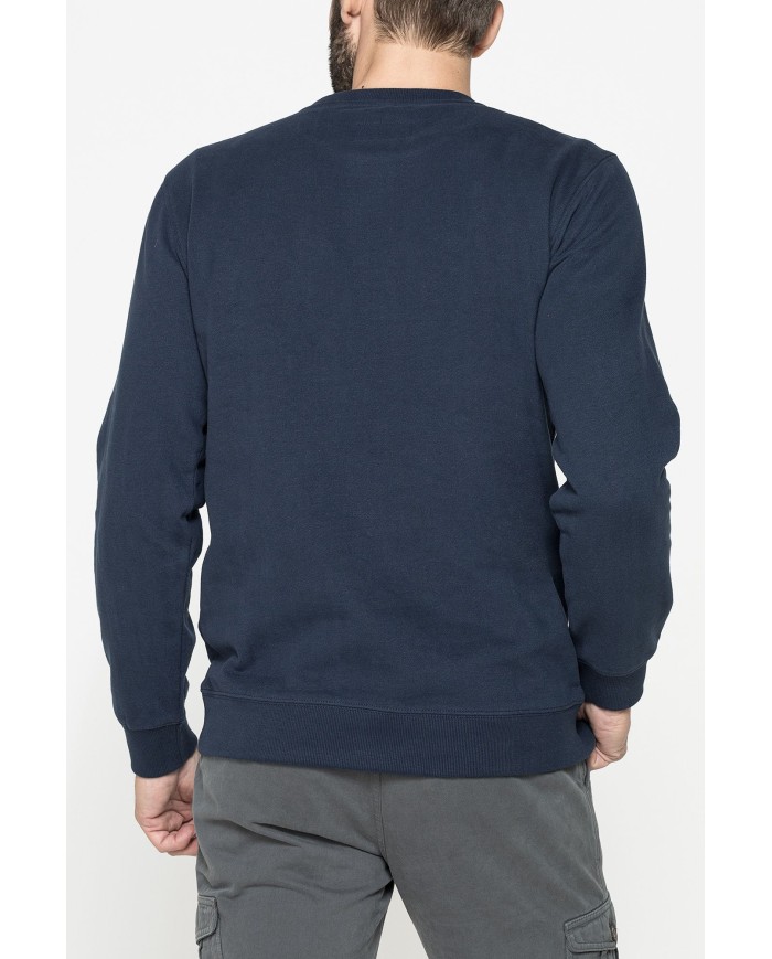 GIROCOLLO  MANICA LUNGA DI FELPA IN MISTO COTONE FELPATA