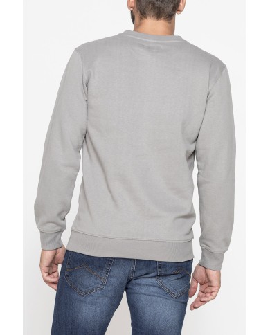 GIROCOLLO  MANICA LUNGA DI FELPA IN MISTO COTONE FELPATA