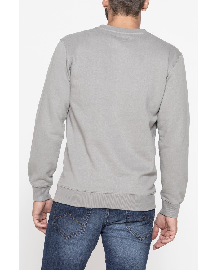 GIROCOLLO  MANICA LUNGA DI FELPA IN MISTO COTONE FELPATA