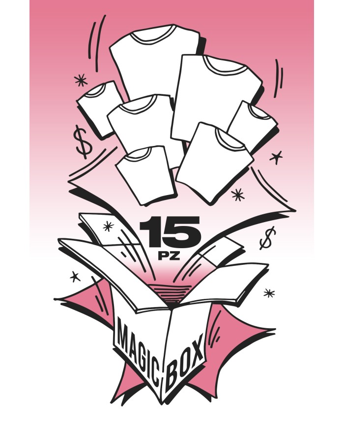 BOX ASSORTITO 15 T-SHIRT MANICA CORTA