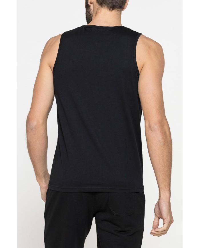 CANOTTA ESTIVA IN JERSEY LEGGERO CON STAMPA