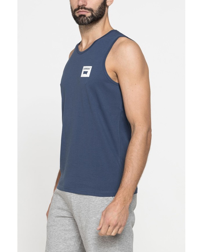 CANOTTA ESTIVA IN JERSEY LEGGERO CON STAMPA