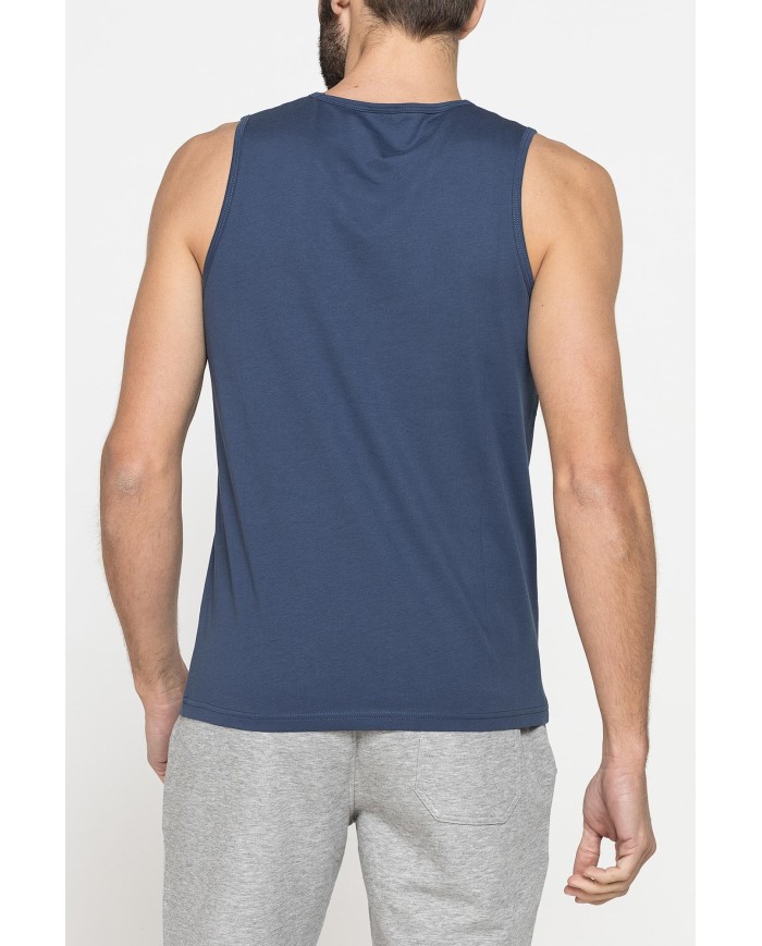 CANOTTA ESTIVA IN JERSEY LEGGERO CON STAMPA