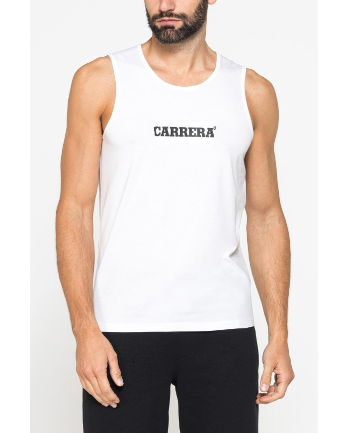 CANOTTA ESTIVA IN JERSEY LEGGERO CON STAMPA