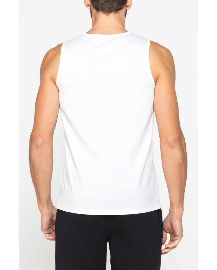 CANOTTA ESTIVA IN JERSEY LEGGERO CON STAMPA