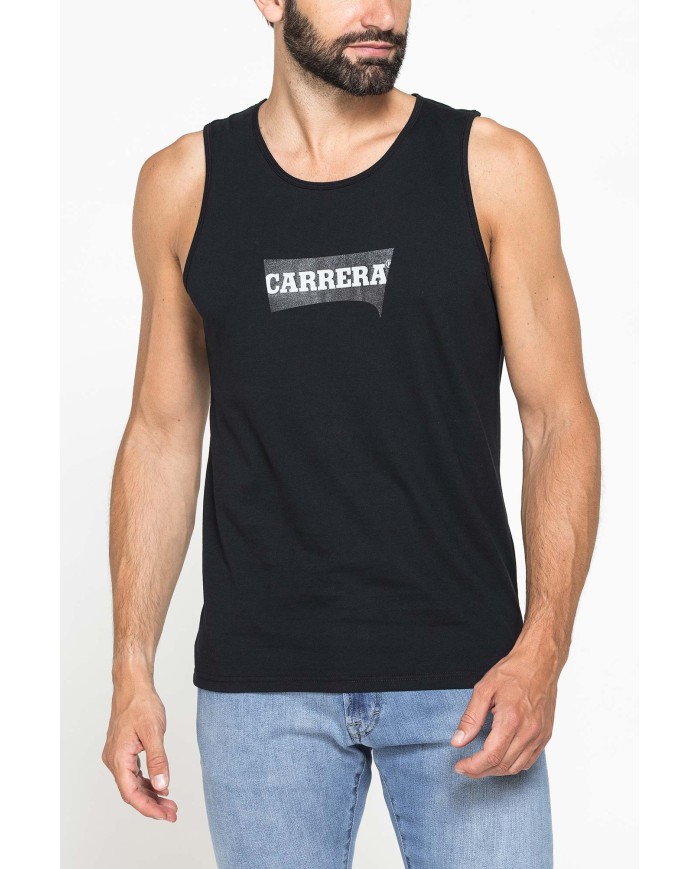 CANOTTA ESTIVA IN JERSEY LEGGERO CON STAMPA