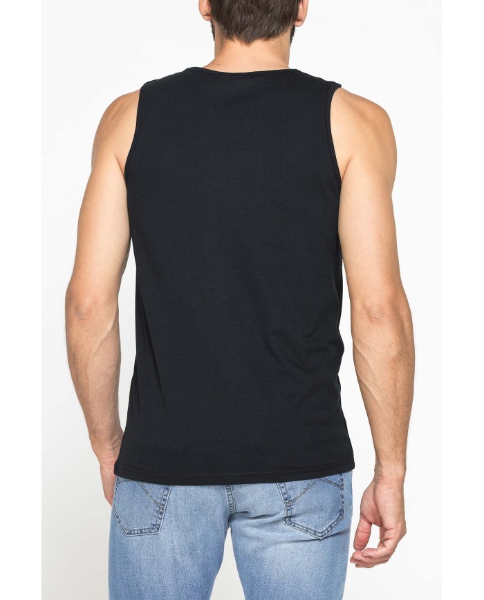 CANOTTA ESTIVA IN JERSEY LEGGERO CON STAMPA