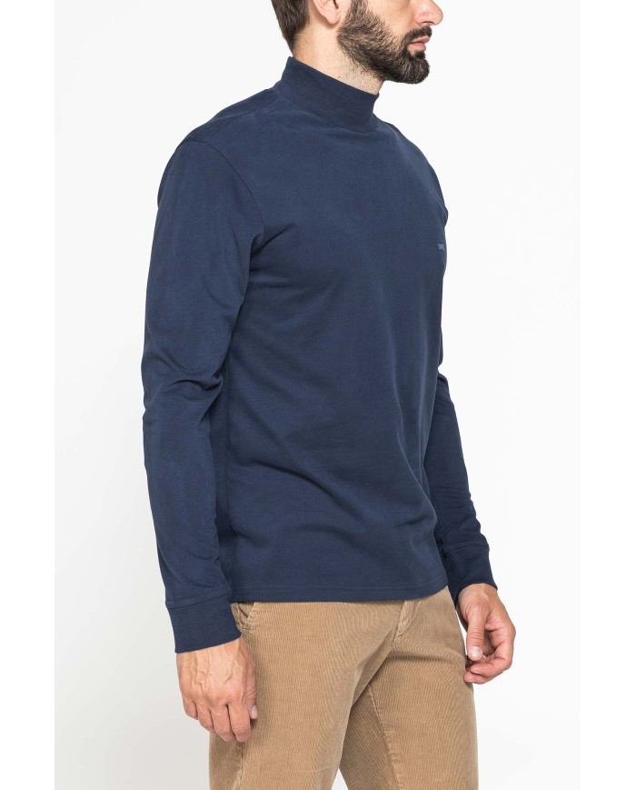 MAGLIA MANICA LUNGA CON COLLO ALTO A LUPETTO