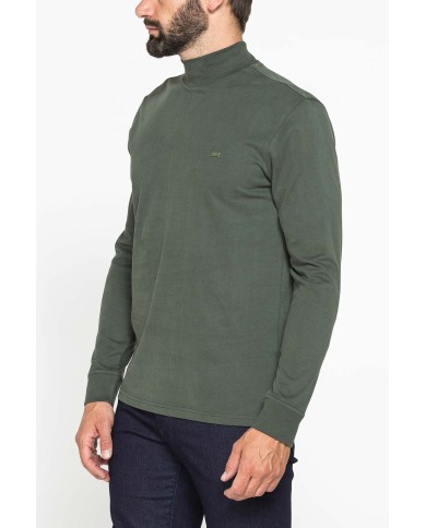 MAGLIA MANICA LUNGA CON COLLO ALTO A LUPETTO