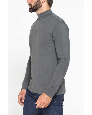 MAGLIA MANICA LUNGA CON COLLO ALTO A LUPETTO