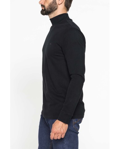 MAGLIA MANICA LUNGA CON COLLO ALTO A LUPETTO