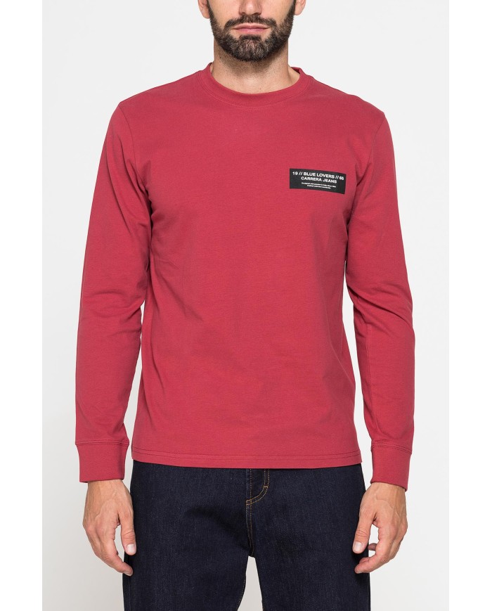 MAGLIETTA A MANICA LUNGA IN COTONE PESANTE