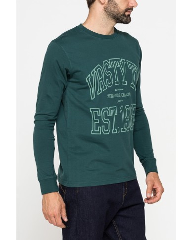 MAGLIETTA A MANICA LUNGA IN COTONE PESANTE