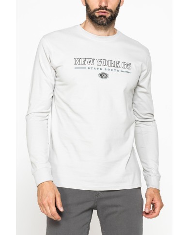 MAGLIETTA A MANICA LUNGA IN COTONE PESANTE