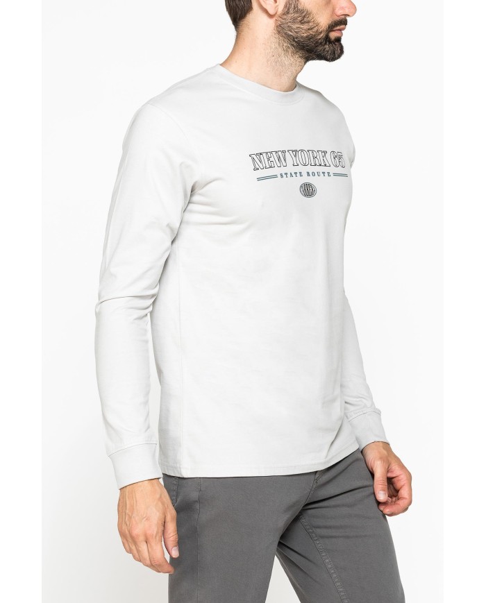 MAGLIETTA A MANICA LUNGA IN COTONE PESANTE