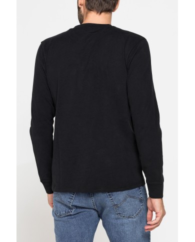 MAGLIETTA A MANICA LUNGA IN COTONE PESANTE