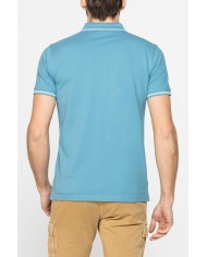 POLO IN PIQUET DI COTONE CON TIPPING A CONTRASTO POLO IN PIQUET DI COTONE CON TIPPING A CONTRASTO