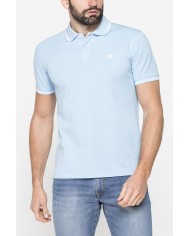 POLO IN PIQUET DI COTONE CON TIPPING A CONTRASTO POLO IN PIQUET DI COTONE CON TIPPING A CONTRASTO