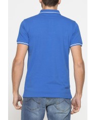 POLO IN PIQUET DI COTONE CON TIPPING A CONTRASTO POLO IN PIQUET DI COTONE CON TIPPING A CONTRASTO