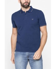 POLO IN PIQUET DI COTONE CON TIPPING A CONTRASTO POLO IN PIQUET DI COTONE CON TIPPING A CONTRASTO