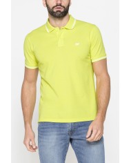 POLO IN PIQUET DI COTONE CON TIPPING A CONTRASTO POLO IN PIQUET DI COTONE CON TIPPING A CONTRASTO