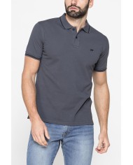 POLO IN PIQUET DI COTONE CON TIPPING A CONTRASTO POLO IN PIQUET DI COTONE CON TIPPING A CONTRASTO