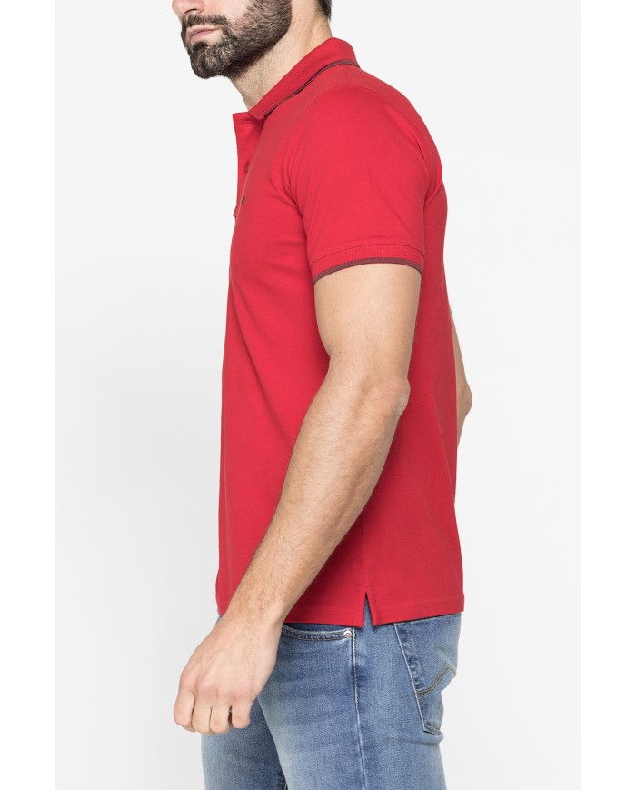 POLO A MANICA CORTA IN PIQUET DI COTONE