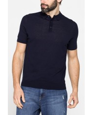 POLO 2 BOTTONI DA UOMO IN CREPE DI COTONE