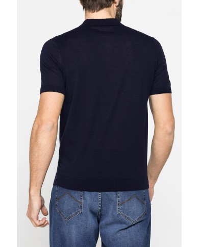 POLO 2 BOTTONI DA UOMO IN CREPE DI COTONE