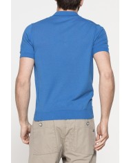 POLO 2 BOTTONI DA UOMO IN CREPE DI COTONE