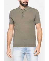 POLO 2 BOTTONI DA UOMO IN CREPE DI COTONE