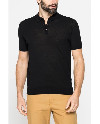 POLO 2 BOTTONI DA UOMO IN CREPE DI COTONE