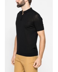 POLO 2 BOTTONI DA UOMO IN CREPE DI COTONE