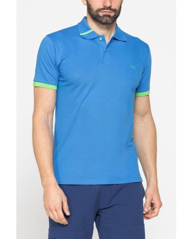 POLO SPORTIVA DA UOMO IN PIQUET  ELASTICIZZATO